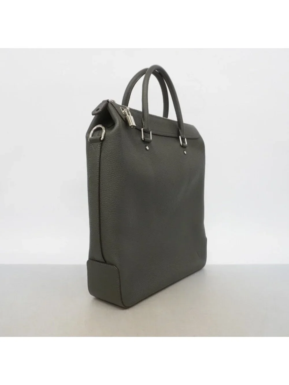 Louis Vuitton Tote Taurillon Greenwich Gray 2-Way